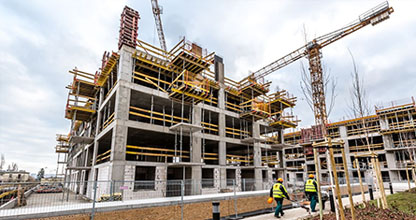 Монолітне будівництво житлових будинків та офісних будівель.